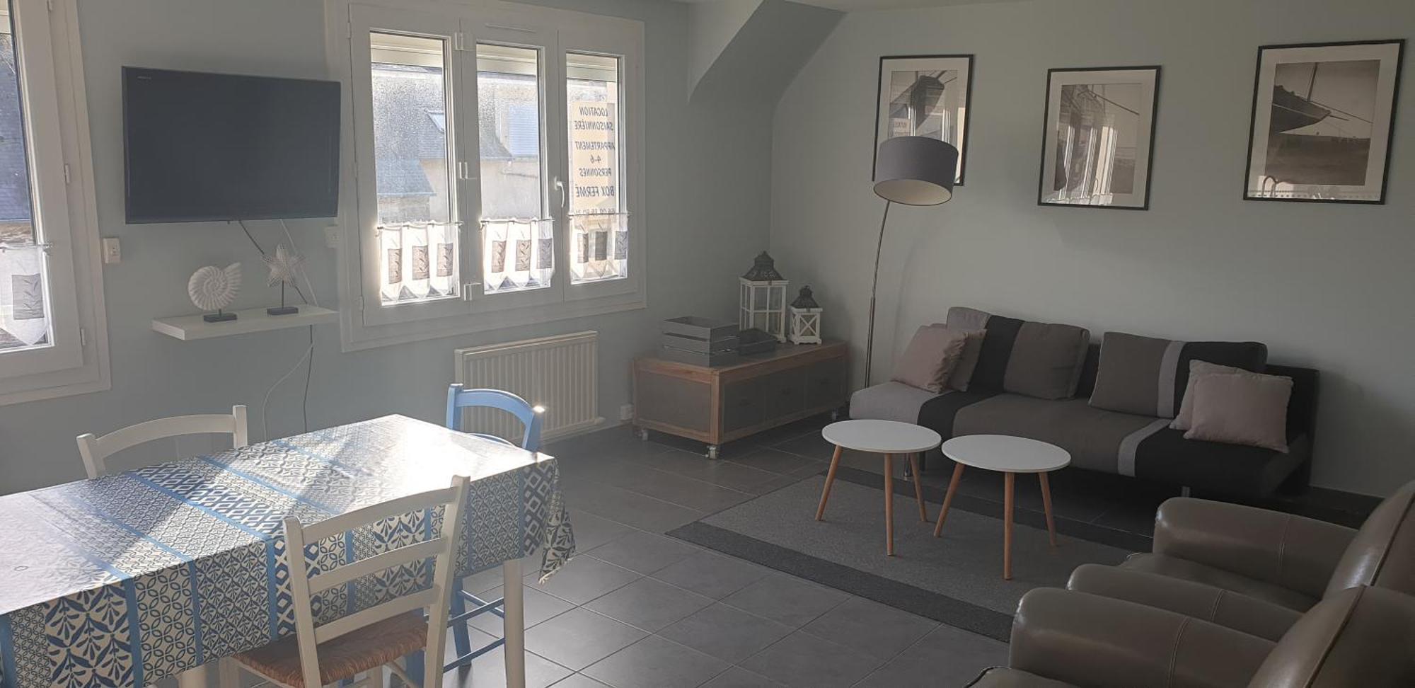 Port De La Houle - Beau 3 Pieces Classe 3 Etoiles Avec Garage Prive Cancale Luaran gambar